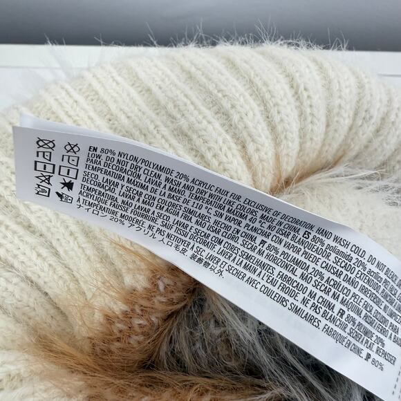 NWOT Disney X Forever 21 Bambi Womens Furry Brown/White Cardigan Sweater Medium - Picture 11 of 11